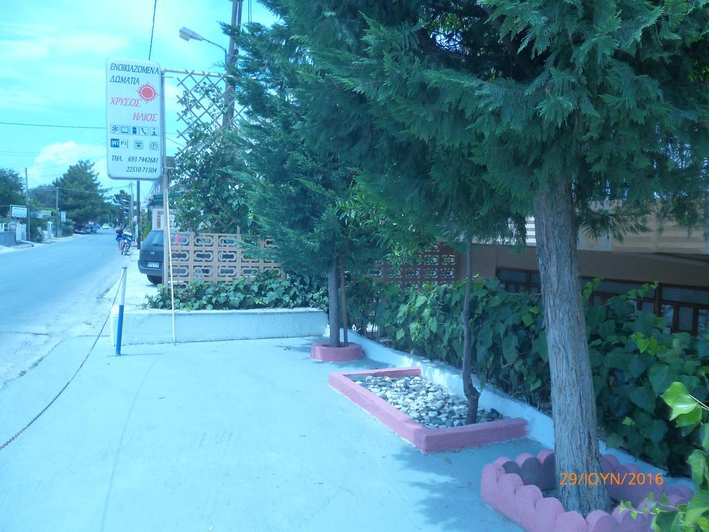 Golden Sun Rooms Pyrgi Thermis Exterior foto